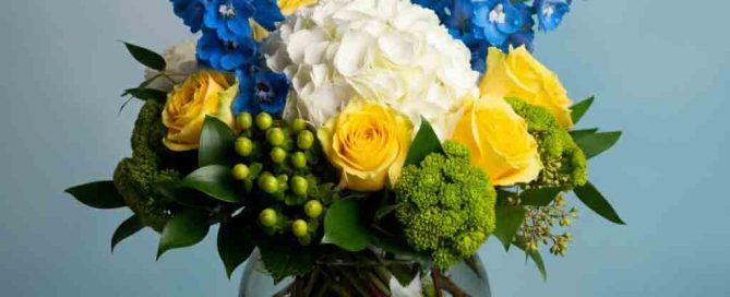 Love and Romance Flowers w/Hydrangea and Roses